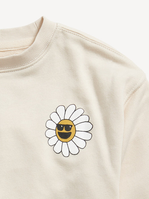 Graphic Gender-Neutral Crew-Neck Sweatshirt for Kids