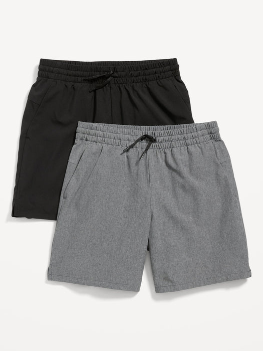 StretchTech Performance Jogger Shorts 2-Pack for Boys (Above Knee)