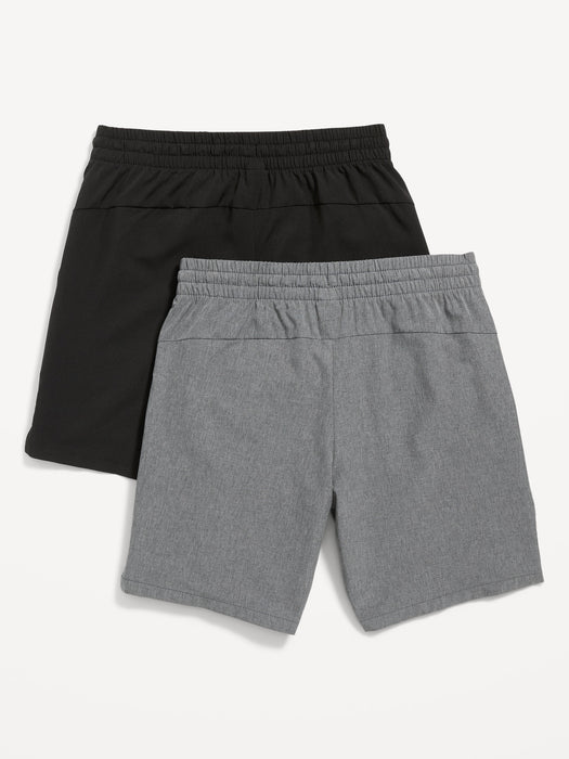 StretchTech Performance Jogger Shorts 2-Pack for Boys (Above Knee)