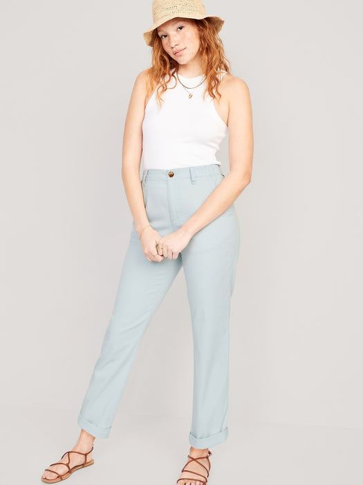 High-Waisted OGC Chino Pants for Women