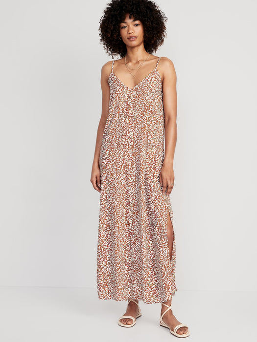 Tie-Back Maxi Slip Dress for Women