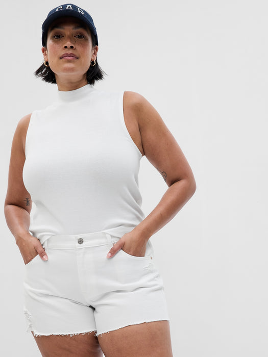 4" Low Rise Stride Denim Shorts