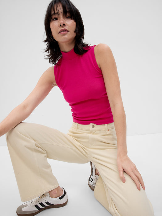 Modern Mockneck Tank Top