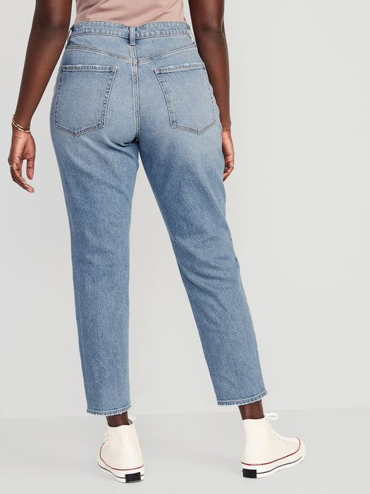 Curvy High-Waisted OG Straight Ankle Jeans
