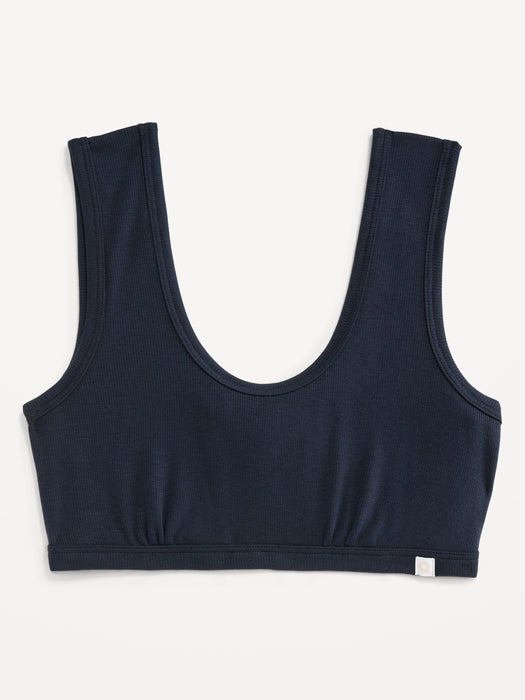 Rib-Knit Bralette Top