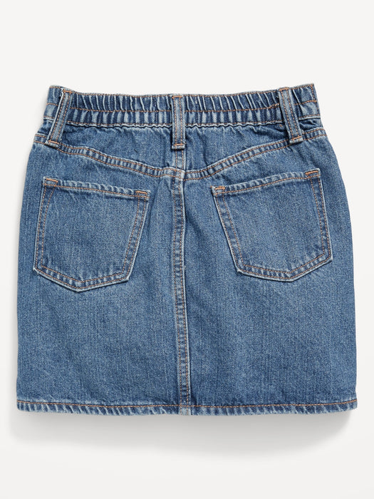 High-Waisted Jean Skirt for Girls