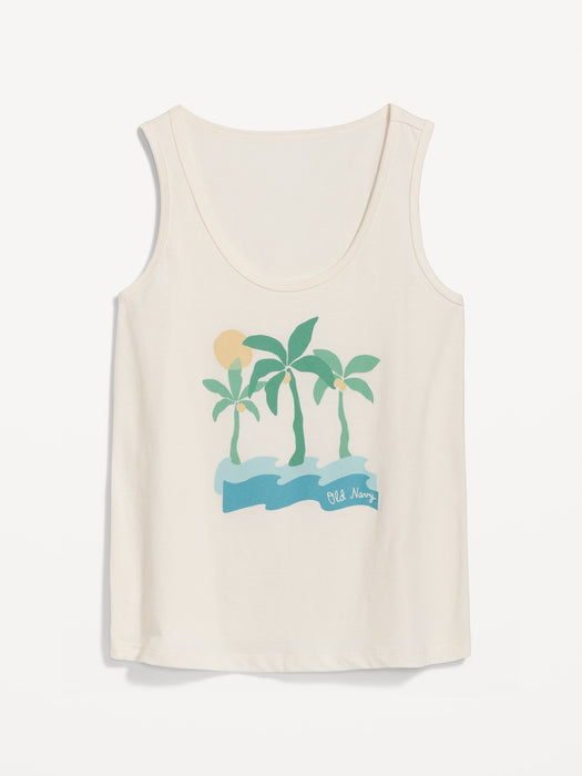 Logo Graphic Tank Top for Women
