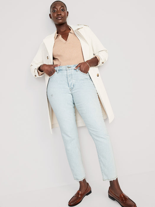 High-Waisted OG Straight Ankle Jeans for Women