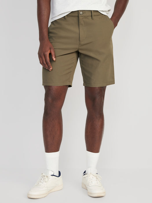 Slim Ultimate Tech Chino Shorts for Men -- 9-inch inseam
