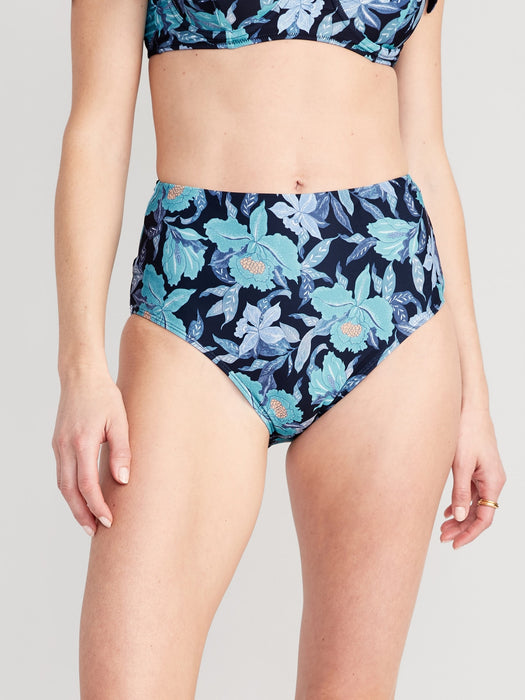 High-Waisted Classic Bikini Swim Bottoms for Women