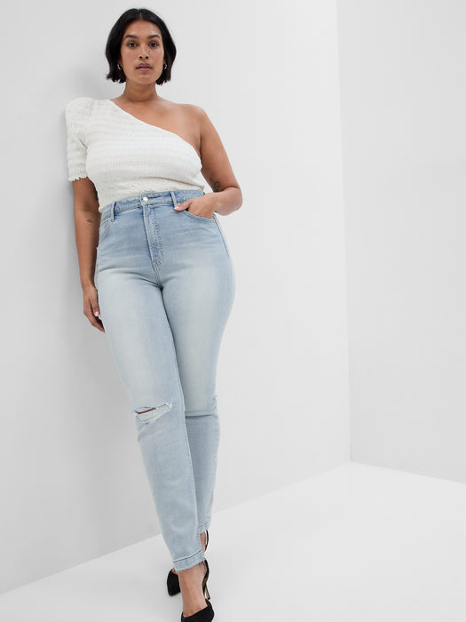 Sky High Rise Vintage Slim Jeans