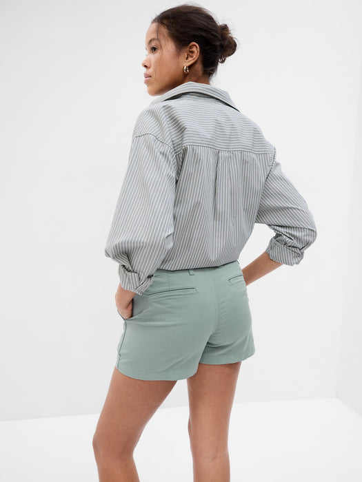 4" Downtown Khaki Shorts