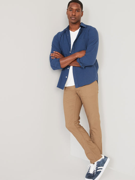 Wow Slim Non-Stretch Five-Pocket Pants for Men