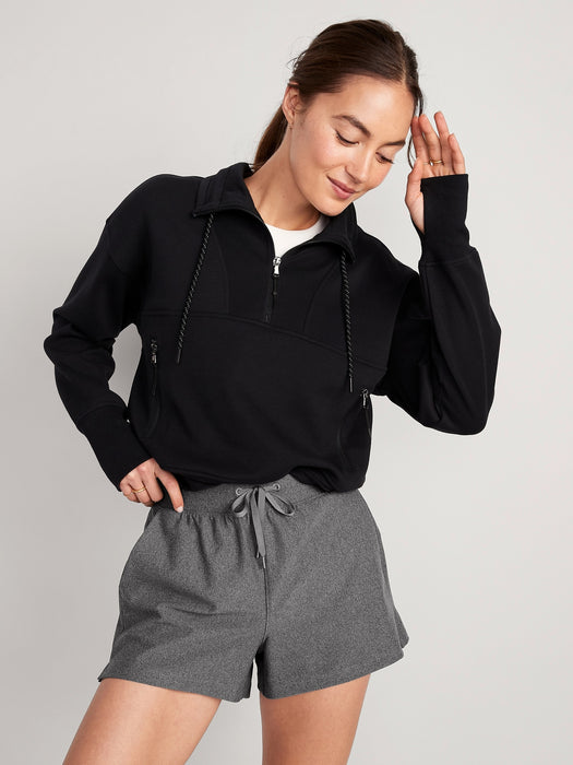 High-Waisted PowerSoft Shorts for Women -- 3-inch inseam