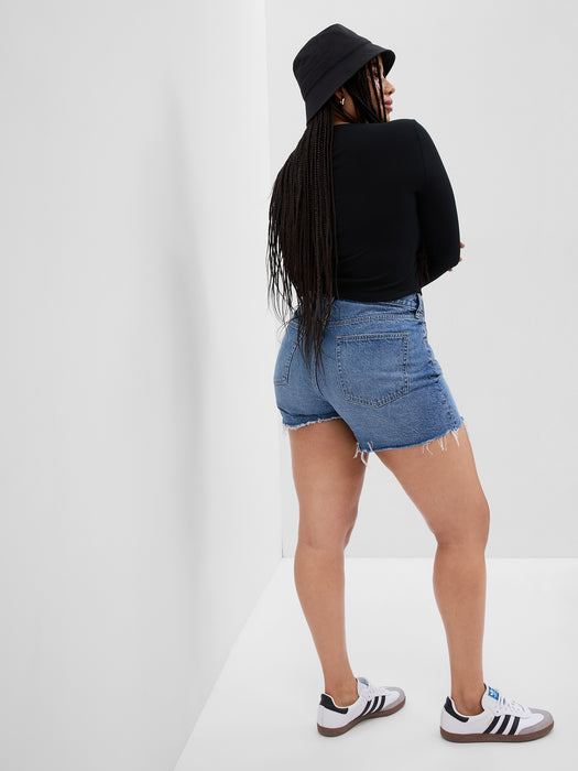 4" Low Rise Stride Denim Shorts