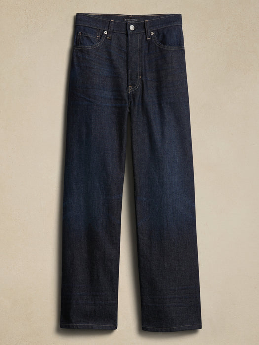 Ultra High-Rise Wide-Leg Crop Jean