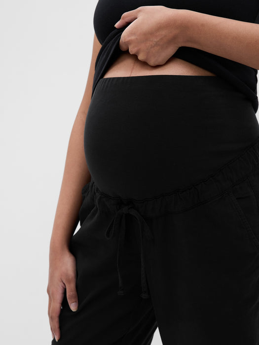Maternity Full Panel Twill Pants