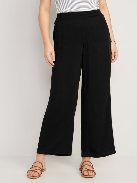 High-Waisted Playa Soft-Spun Wide-Leg Pants for Women