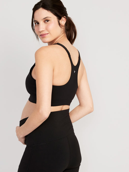 Maternity Medium-Support PowerLite LYCRA® ADAPTIV Racerback Nursing Sports Bra