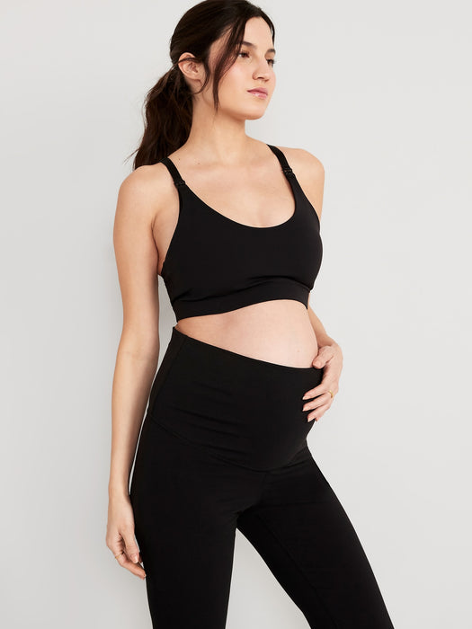 Maternity Medium-Support PowerLite LYCRA® ADAPTIV Racerback Nursing Sports Bra