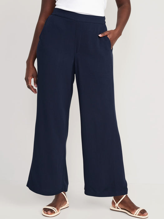 High-Waisted Playa Soft-Spun Wide-Leg Pants for Women