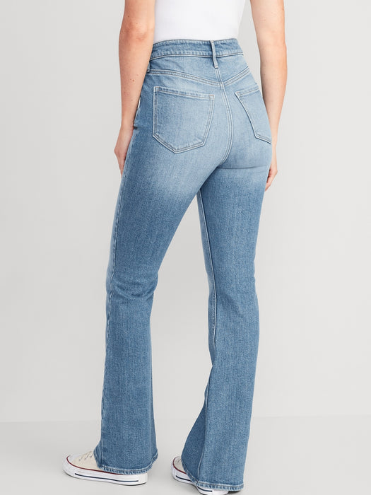 Higher High-Waisted Flare Jeans