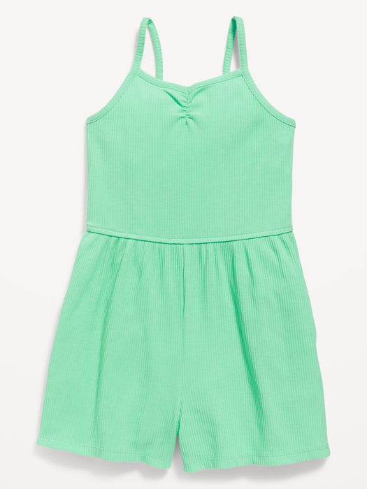 Rib-Knit Cami Romper for Girls