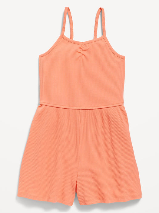 Rib-Knit Cami Romper for Girls