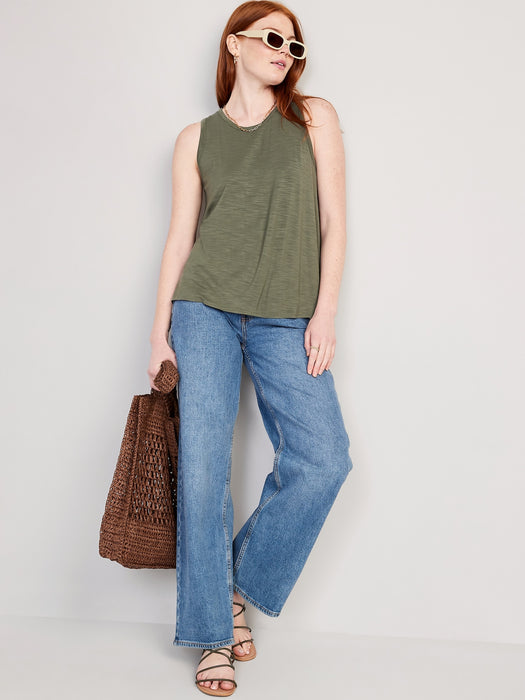 Luxe Slub-Knit Tank Top