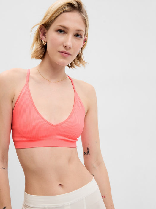 Seamless Rib Triangle Bralette