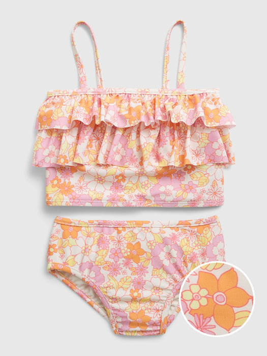 Toddler Ruffle Tankini Swim Two-Piece