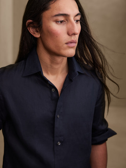 Deserto Linen Dress Shirt
