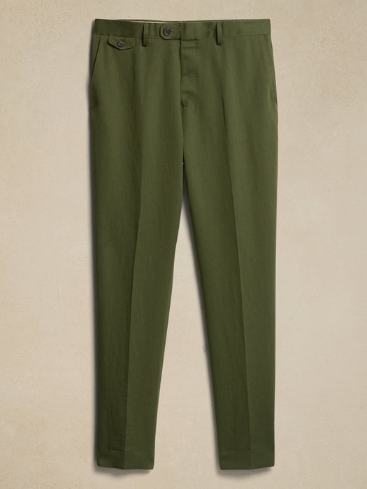 Onda Cotton-Linen Suit Pant
