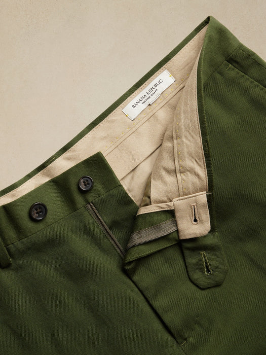 Onda Cotton-Linen Suit Pant