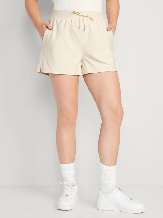 High-Waisted PowerSoft Shorts for Women -- 3-inch inseam