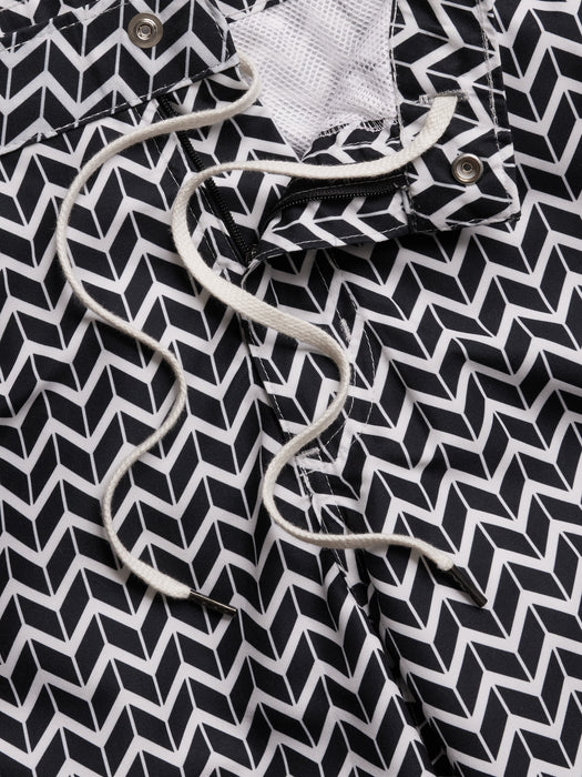 retromarine | Herringbone 6" Swim Short