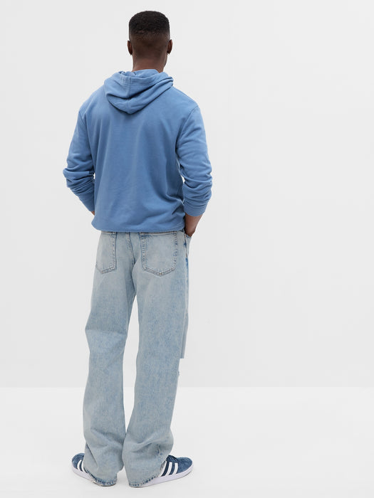 100% Organic Cotton '90s Loose Jeans with Washwell