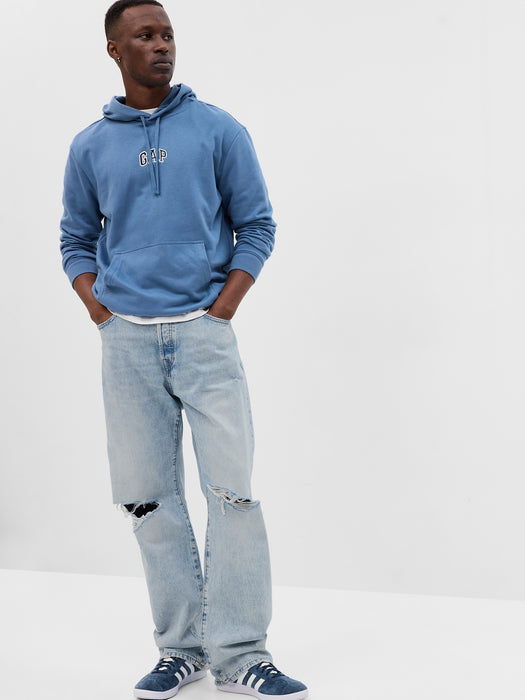 100% Organic Cotton '90s Loose Jeans with Washwell