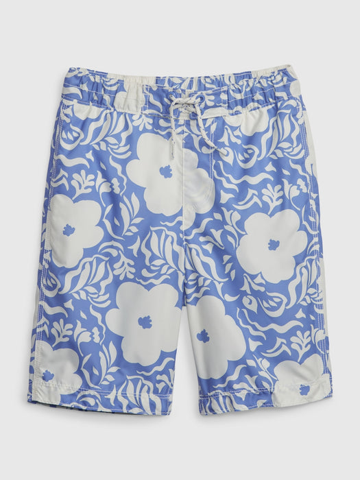Kids 100% Recycled Swim Board Shorts