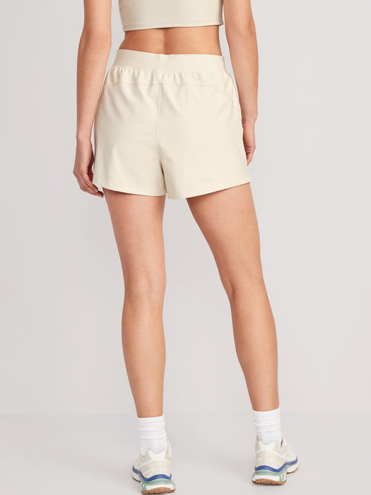 High-Waisted PowerSoft Shorts for Women -- 3-inch inseam