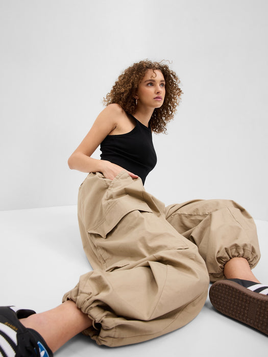 PROJECT GAP Organic Cotton Cargo Parachute Pants