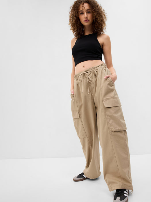 PROJECT GAP Organic Cotton Cargo Parachute Pants