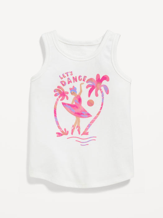 Graphic Tank Top for Toddler Girls
