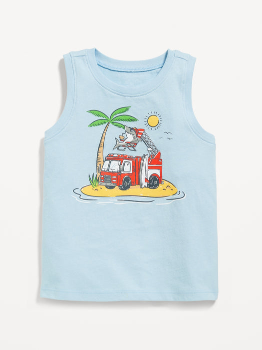 Graphic Tank Top for Toddler Boys