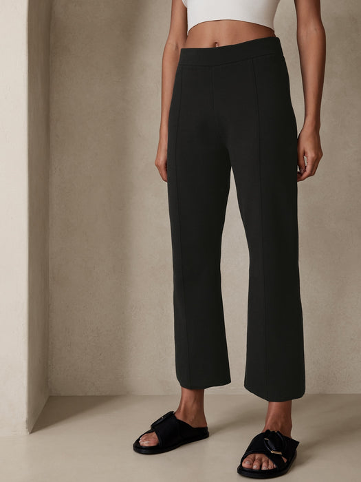Milano Flare Cropped Sweater Pants