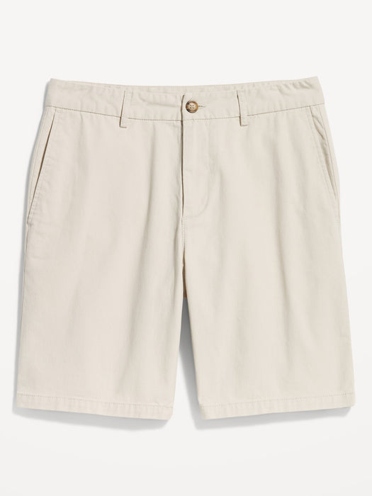 Slim Built-In Flex Rotation Chino Shorts for Men -- 9-inch inseam