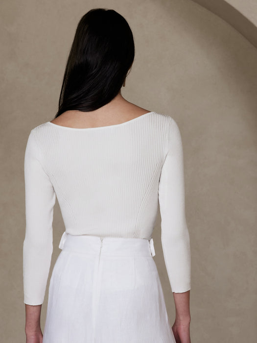 Marion Boat-Neck Top