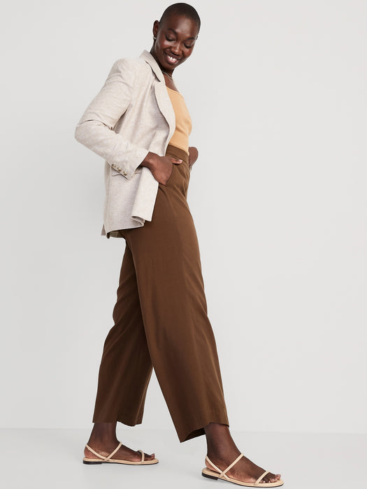 High-Waisted Playa Soft-Spun Wide-Leg Pants for Women