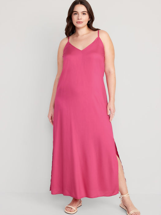 Tie-Back Maxi Slip Dress for Women