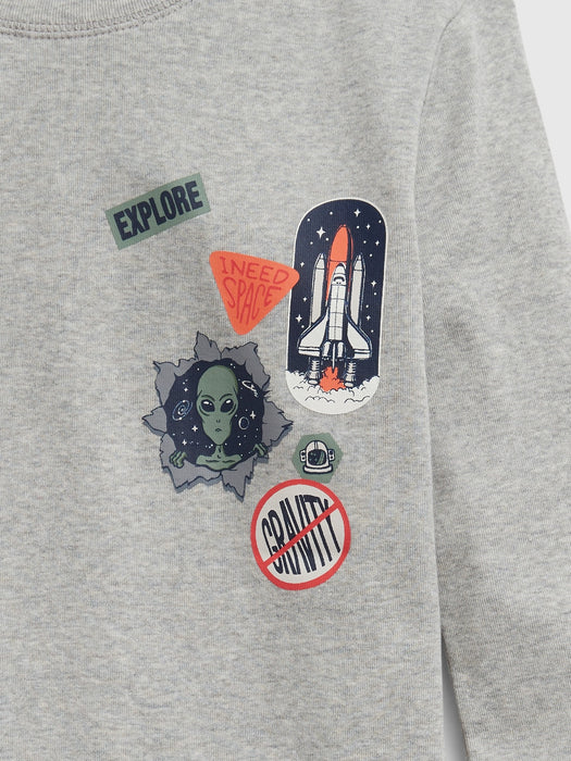 Kids 100% Organic Cotton Space PJ Set